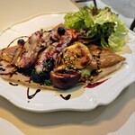 Crêperie Onze. - 無花果とベーコンが合う♪