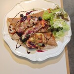 Crêperie Onze. - 無花果と自家製ベーコンのガレット