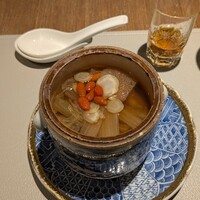 中国薬膳料理 星福 - 西洋人参入り薬膳蒸しスープ
