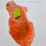 焼肉 神楽 - サーロインの肉寿司