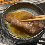 焼肉牛印 - サーロインの焼きしゃぶ