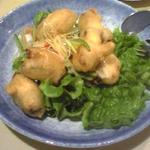 上海朝市 - 牡蠣の天ぷら