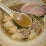 DURAMENTEI - 肉・海老ワンタン麺（白）、ちぢれ麺に変更