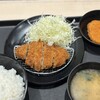 松のや - ロースカツ定食ご飯大盛り