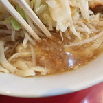 ラーメン二郎 - スープ
