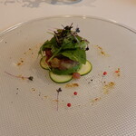 アロマティコ - 前菜（マグロのカルパッチョ）