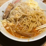 麺's world 豊二郎 - 辛味噌味悪く無いが、個人的には塩味強すぎ