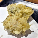 天ぷら処 こさか - カキの天ぷら（２ケ）（２０１４年１１月）