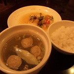 九戸茶語 - スープにご飯