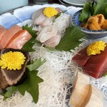 ちゃんこ霧島 - ど厚切り刺身2名分