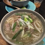 GINGER GRASS modern thai vietnamese - 炭焼き牛肉と九条葱のフォー