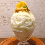 京かき氷 つみき - 『塩キャラメルメロン』(1500円)～!!( ^o^)ﾉ