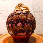 京かき氷 つみき - 『チェリチョコマロン』(1600円)～!!( ^o^)ﾉ