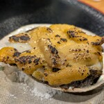 冨久寿司 - ウニアワビ焼き