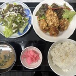 とり唐揚げ定食