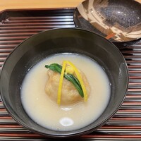 料理屋そうびき - 帆立の真薯　白味噌仕立てのお椀