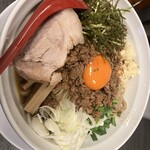 麺の。 - 台湾まぜそば中盛り。