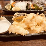 海鮮居酒屋 れん - モイカ天ぷら