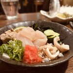 海鮮居酒屋 れん - カワハギきも和え