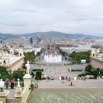 トラットリア ガバチョ - 『カタルーニャ美術館から臨む「マジカ噴水」とバルセロナの街並み』　※2008年9月当時