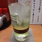 炭火ダイニング 里丹 - ライムサワー