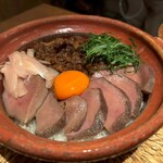 めし処 POOL - 牛タンと和牛しぐれ煮の土鍋ご飯 3850円