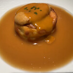 銀座 レカン - 北紫雲丹とポワローのスフレ　ソースヴェルモット