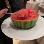 銀座 レカン - 100％スイカをかけて…