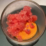 銀座 レカン - スイカのガスパチョとグラニテ