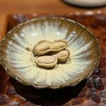 水づき - 落花生の塩ゆで