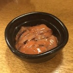 大都会 - タイムサービスメニュー(塩辛)　100円