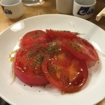 大都会 - トマトサラダ　250円