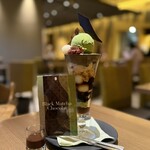 パティスリー＆カフェ デリーモ - ■黒抹茶ショコラ（パフェ） ￥1.680