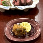 銀座 虎あら - 仙台牛ランプの炭火焼き　この味噌が最高に美味い！