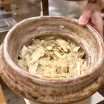 銀座 虎あら - 松茸の炊き込みご飯