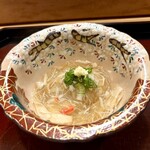 銀座 虎あら - 里芋とかにと松茸の餡掛け