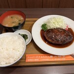 三福亭 - ハンバーグ定食