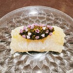 イル アオヤマ - 鱧焼霜　これ鱧？ってくらい骨感じない^_^