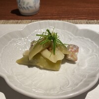 南蛮 銀圓亭 - 茄子とちょい〆たおさかなのアンサンブル。そりゃおサケでしょ。