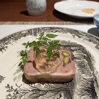 南蛮 銀圓亭 - 「う゛」思わず息が止まりそうになるひと品。鴨のレバパテ。旨し旨し。