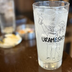 居酒屋燃えた うらめし屋 - レモンサワーでさっぱり