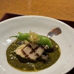 おかもと - 煮鮑、しまささげ、とび子