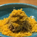 おかもと - からすみ蕎麦（大盛り）