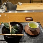 おかもと - 生姜蕨餅、玉露