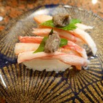 回転すし北海道 - 紅ズワイガニ