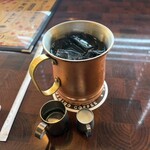 星乃珈琲店 - 無料の飲み物はアイスコーヒーにして貰いました。