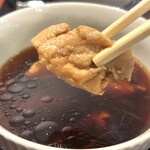 目分料 - かしわ肉がゴロッと入っていました