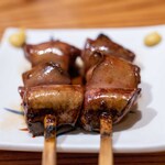 里葉亭 - 2025.9 白レバー 練り芥子添え