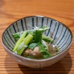 里葉亭 - 2025.9 スープで炊いた鶏団子