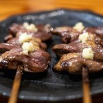 里葉亭 - 2025.9 ハツ おろし生姜乗せ